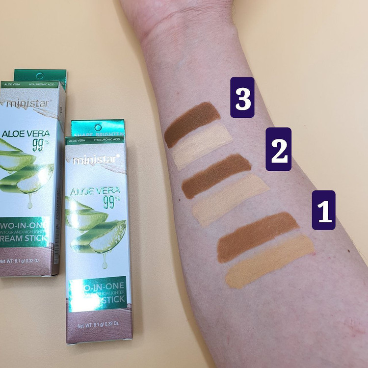 کانتور و هایلایتر دو سر مینیستار ministar