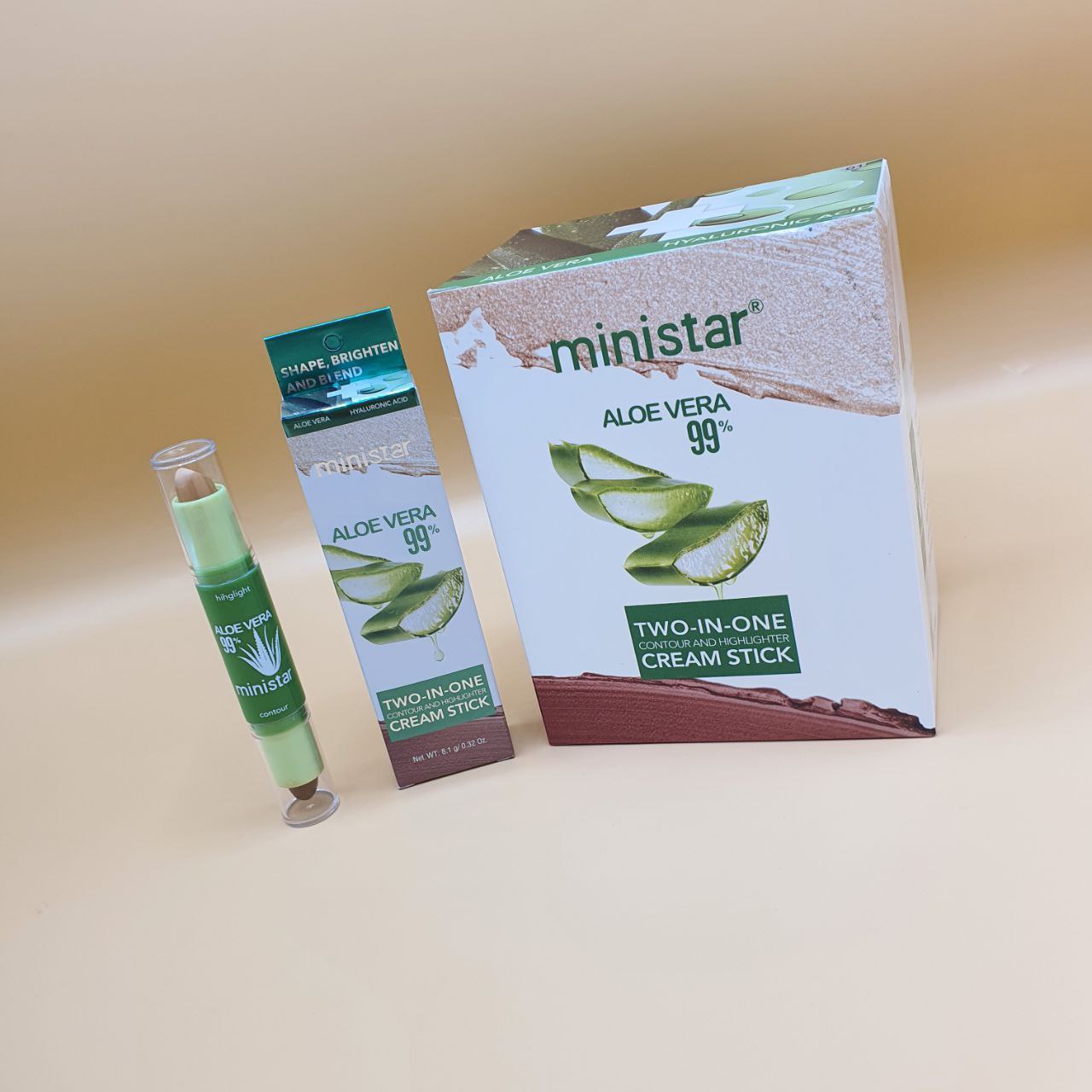 کانتور و هایلایتر دو سر مینیستار ministar