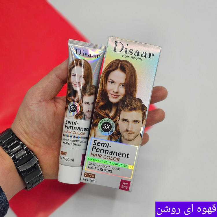 رنگ مو های مردانه و زنانه کاملا گیاهی دیسار