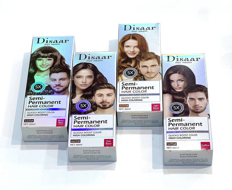 رنگ مو های مردانه و زنانه کاملا گیاهی دیسار