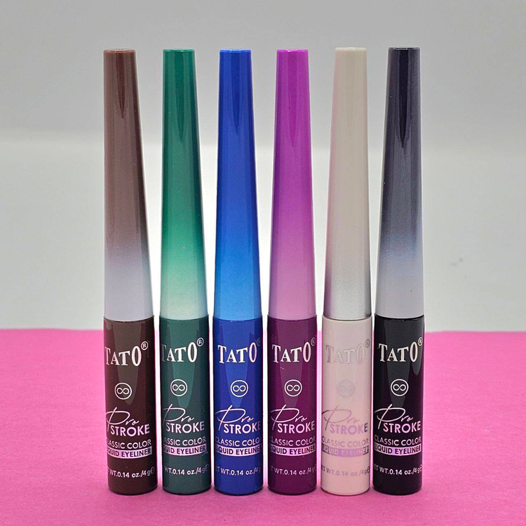 خط چشم ماژیکی رنگی تاتو