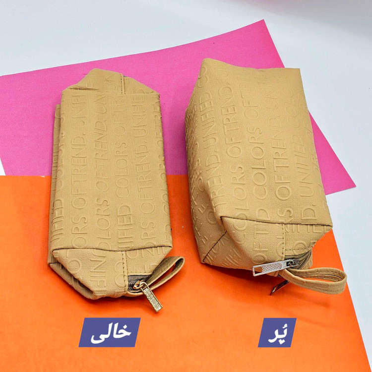 کیف لوازم آرایشی مخملی