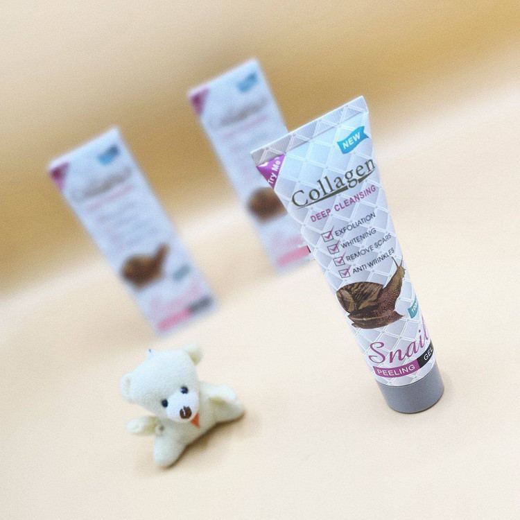 ژل لایه بردار دانه دار کلاژن حلزون