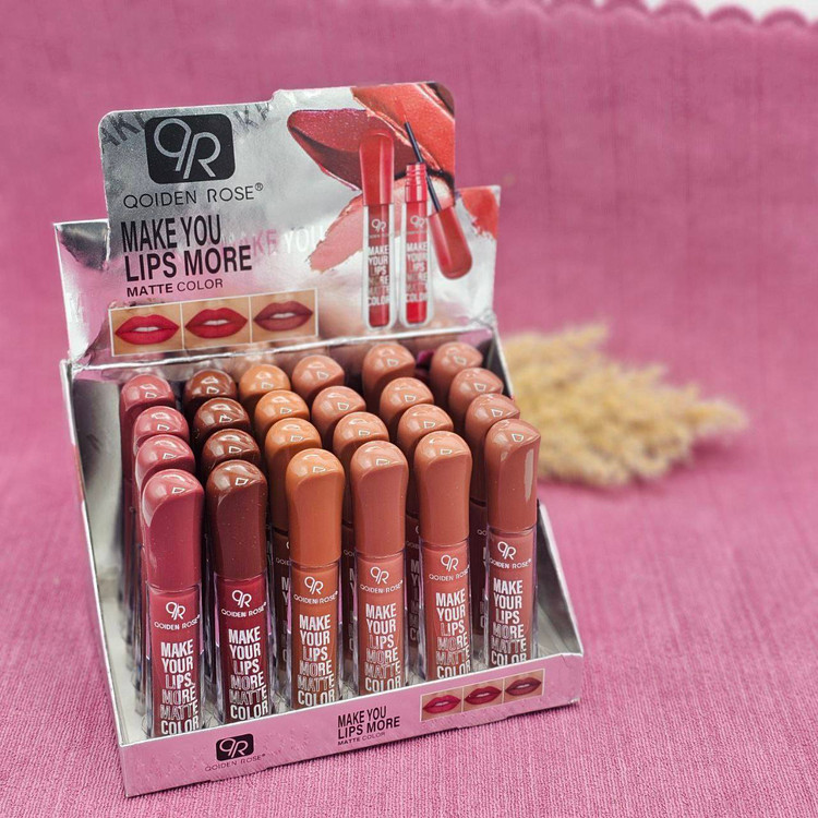 رژلب مایع کویدن رز قطره Quiden rose