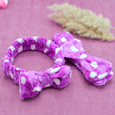 هدبند های مخملی خال خالی