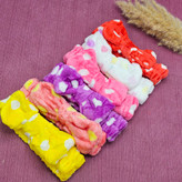 هدبند های مخملی خال خالی