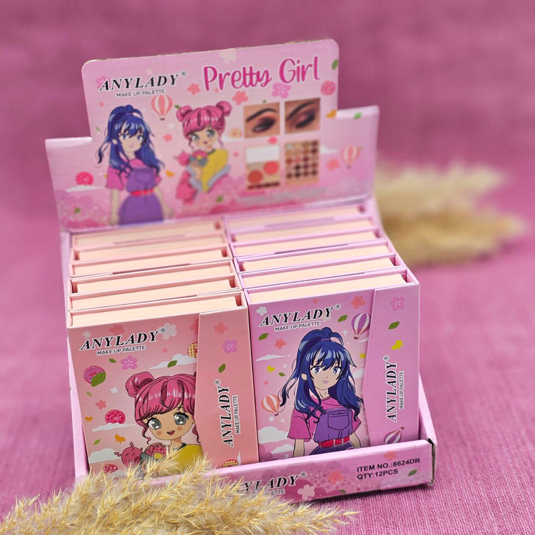 پالت سایه کیفی سایز بزرگ طرح دخترانه آنی لیدی