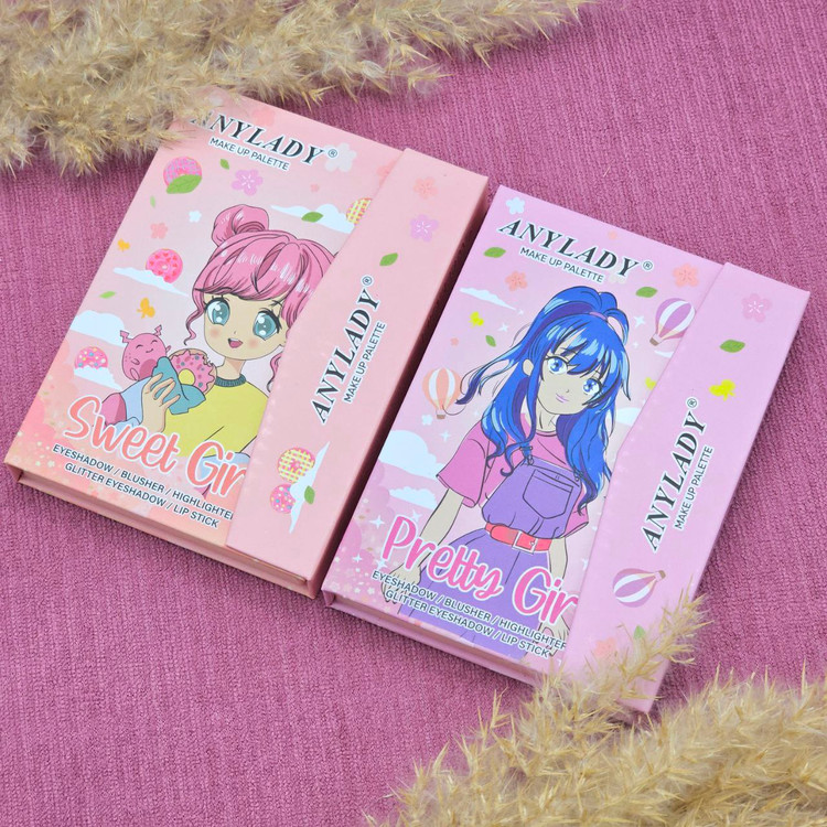 پالت سایه کیفی سایز بزرگ طرح دخترانه آنی لیدی