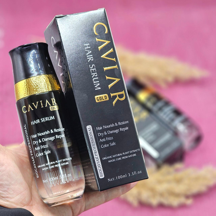 سرم مو تقویت کننده گلد خاویار