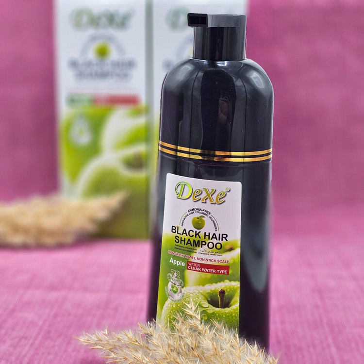 شامپو رنگ مشکی دکس با عصاره سیب