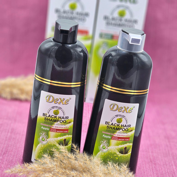 شامپو رنگ مشکی دکس با عصاره سیب