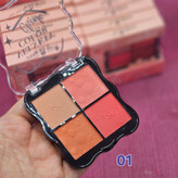 پالت روژگونه 4 رنگ برند پینک کی
