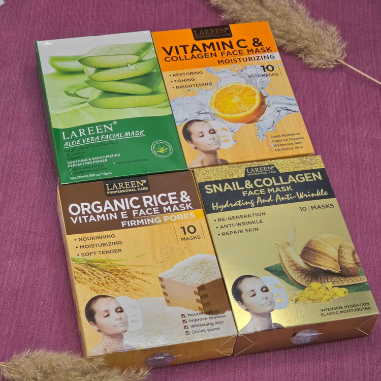 ماسک تقویت کننده و جوانساز صورت 30 میل ورقه ای اورجینال لارین