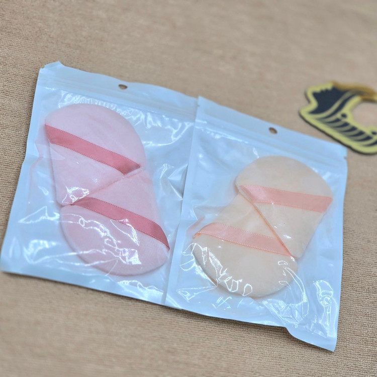 پد مثلثی حوله ای دسته دار مخصوص پنکک و پودر فیکساتور