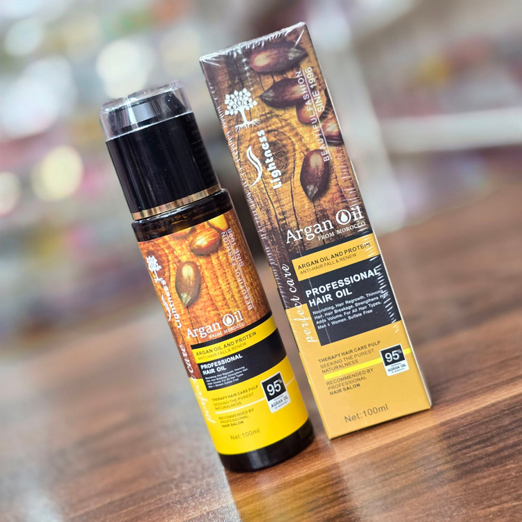 روغن آرگان نرم کننده مو و تقویت کننده مو لایتنس