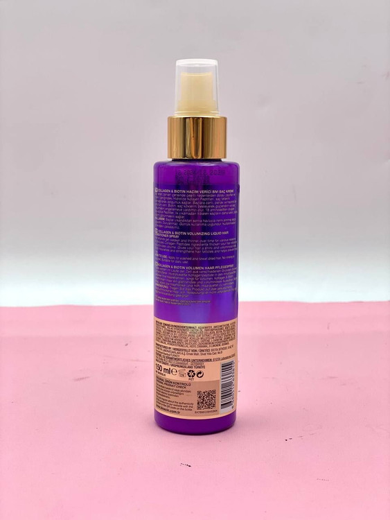 اسپری دوفاز ضد ریزش مو و حجم دهنده کلاژن و بیوتین برند بیوکسین