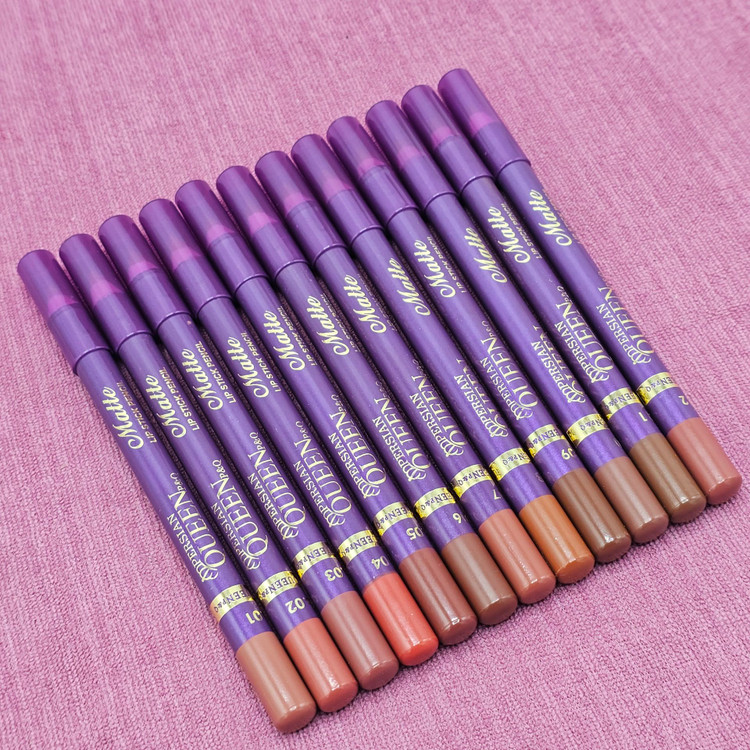 رژلب مدادی نرم و رنگ بندی نود برند پرشین کوئین