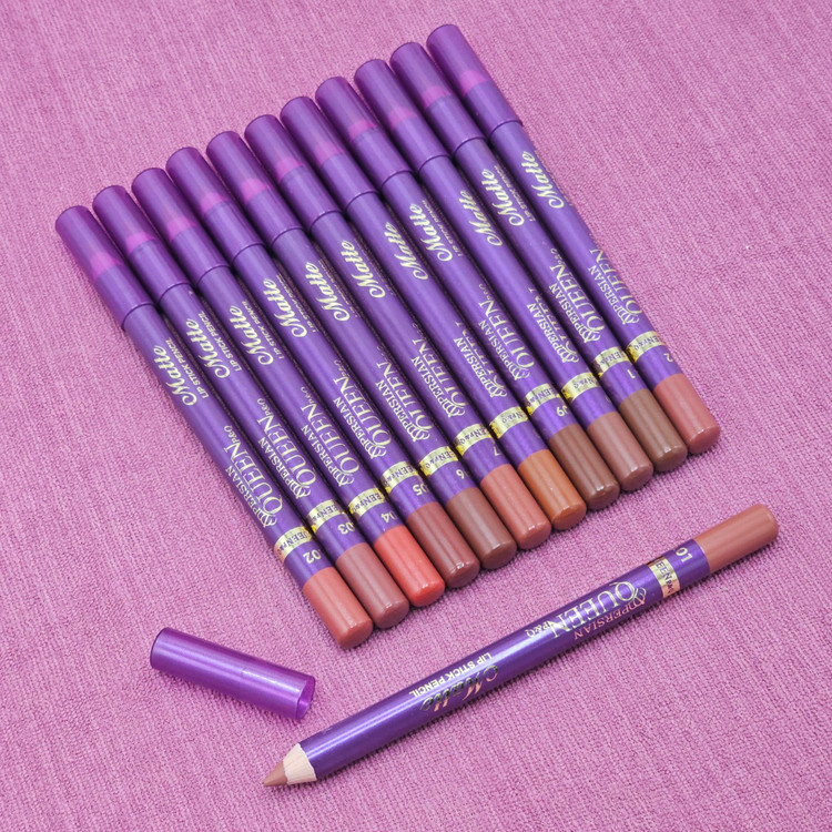 رژلب مدادی نرم و رنگ بندی نود برند پرشین کوئین