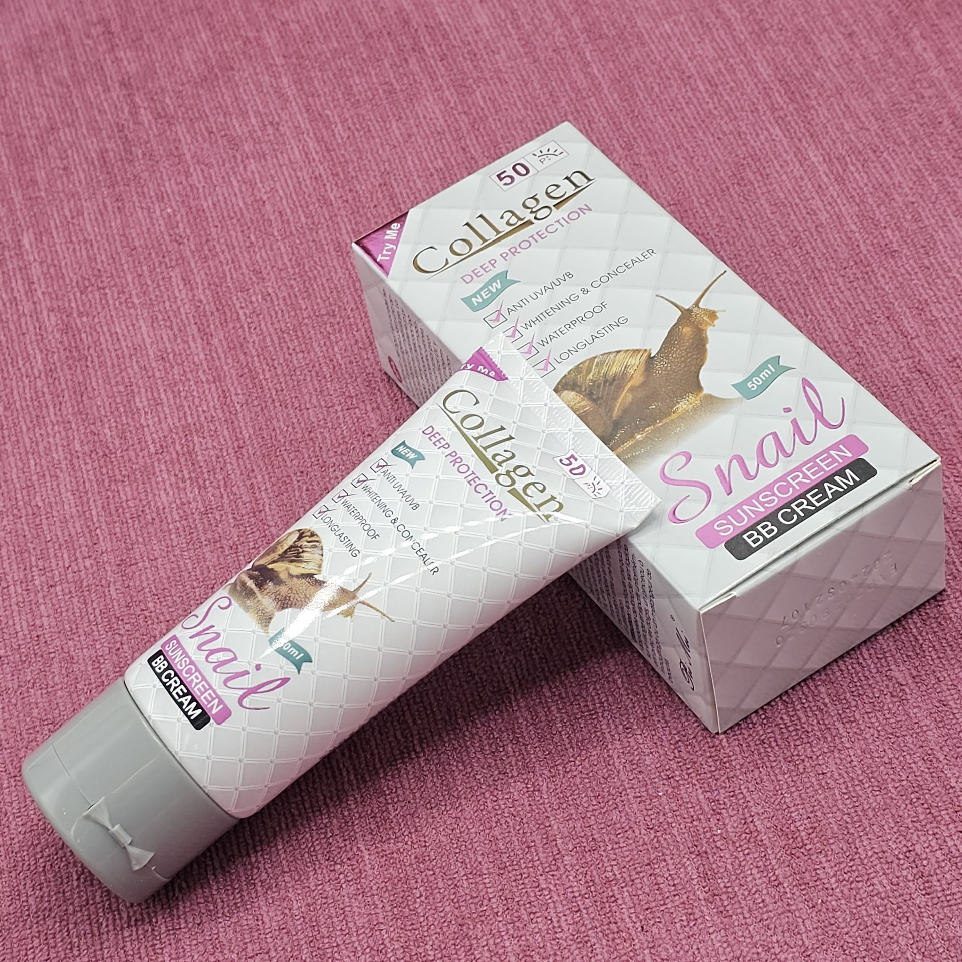 ضدآفتاب کلاژن حلزون حاوی BB کرم