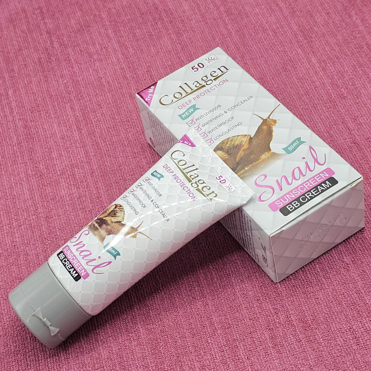 ضدآفتاب کلاژن حلزون حاوی BB کرم