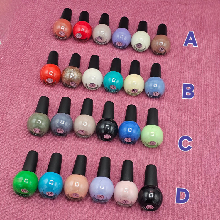 لاک ناخن سایز بزرگ بسته بندی 6 عددی