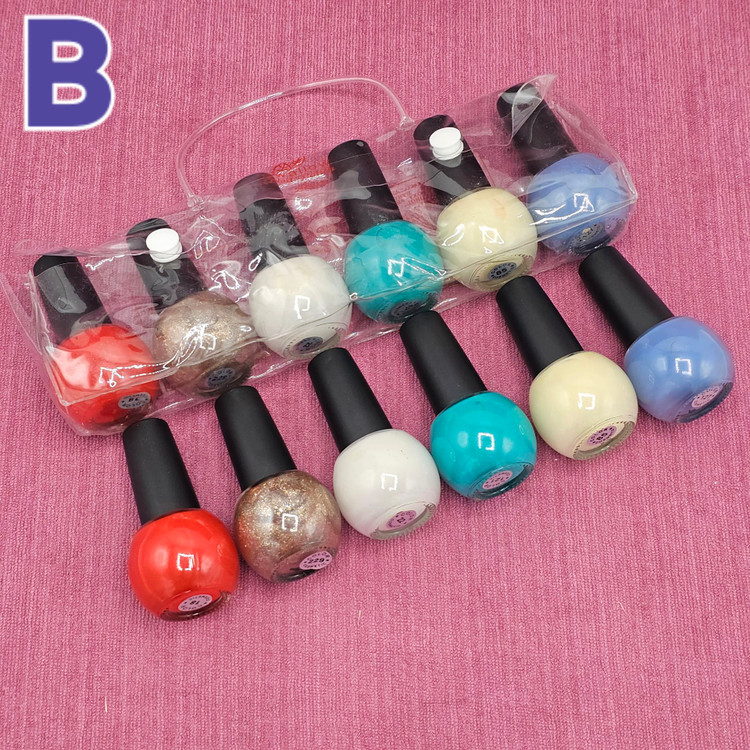 لاک ناخن سایز بزرگ بسته بندی 6 عددی