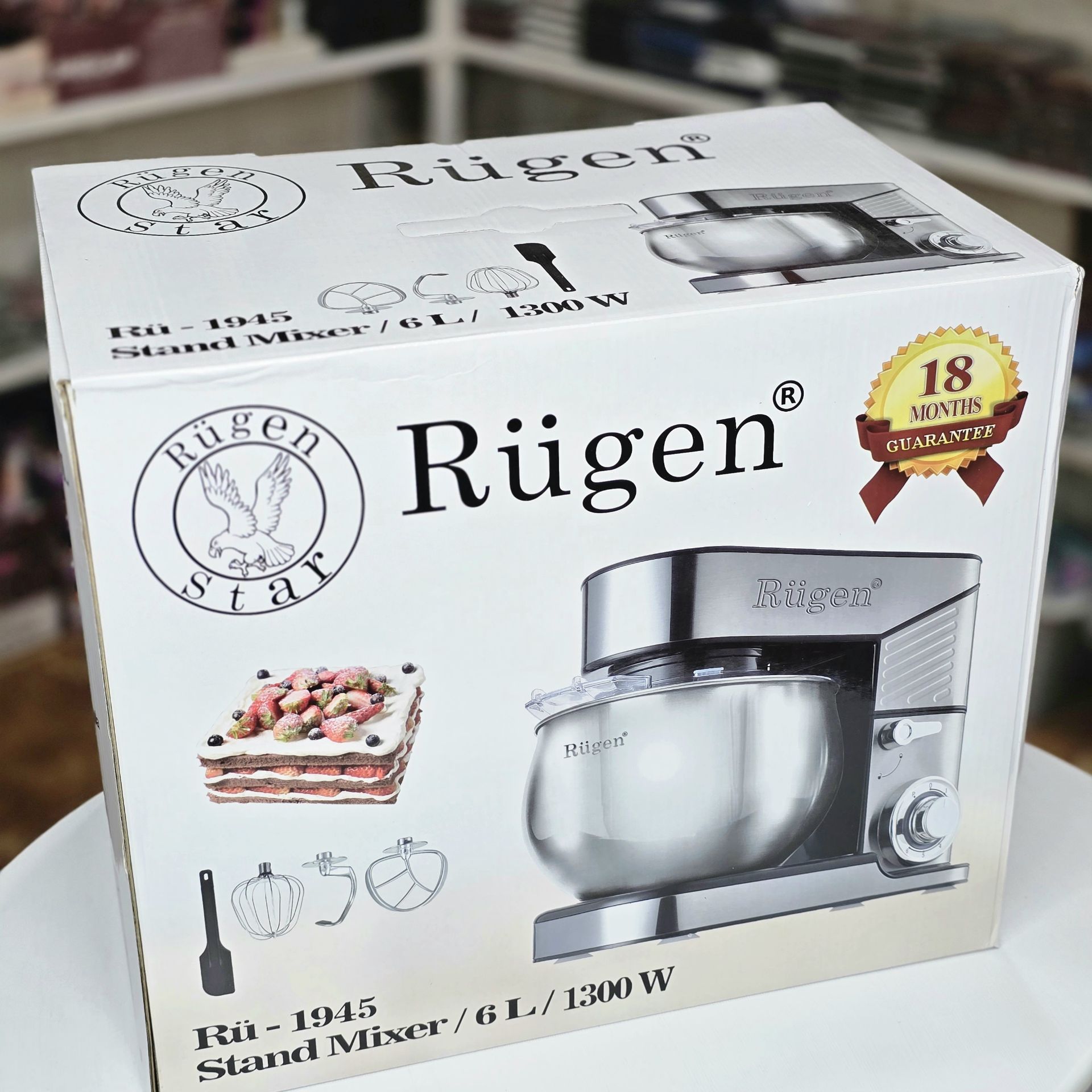 همزن کاسه دار صنعتی 6 لیتری مدل RU_1945 برند روگن