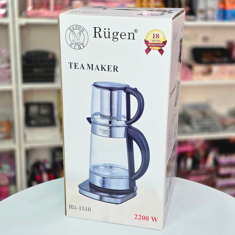چای ساز سرهم و شیشه ای برند روگن مدل RU_1510