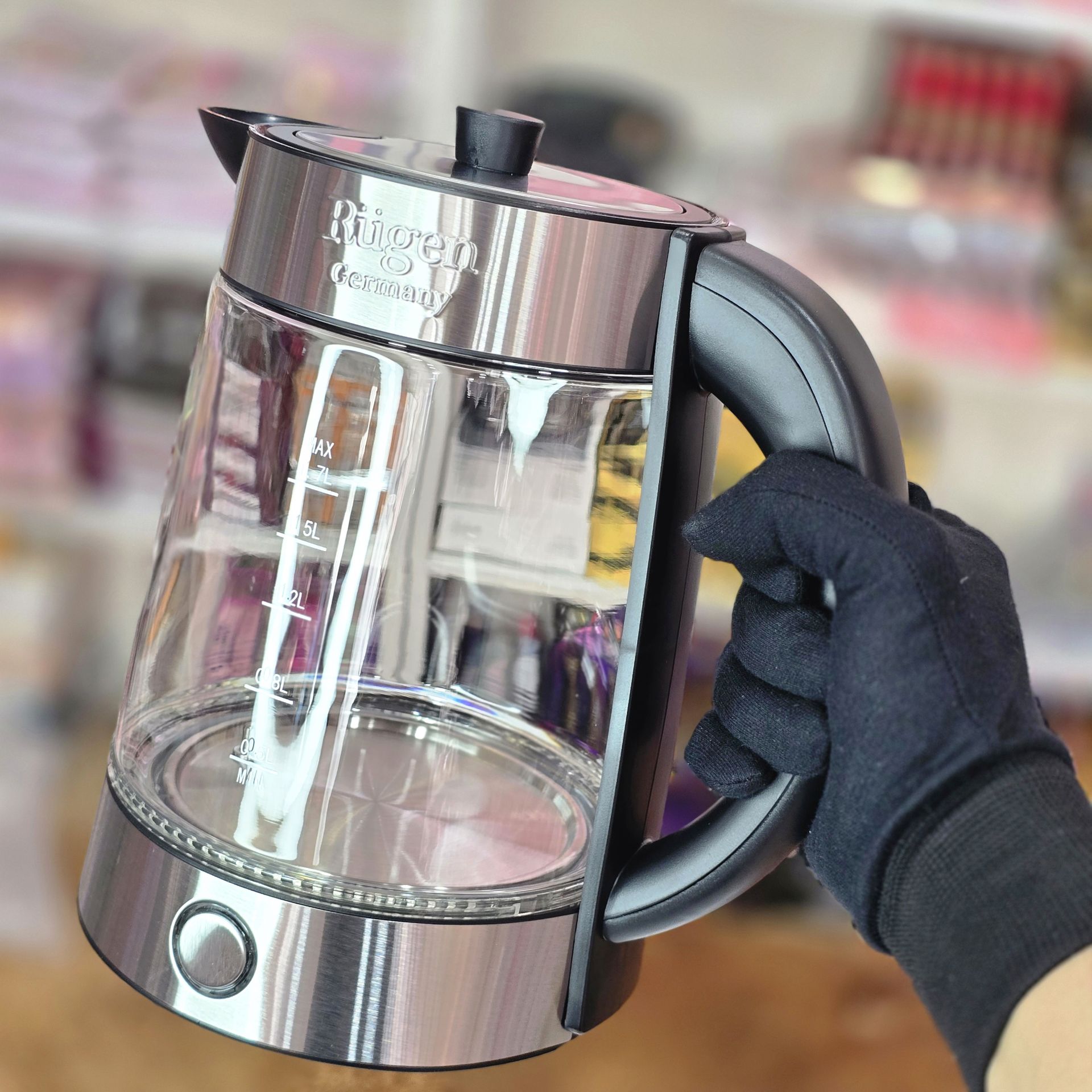 چای ساز سرهم و شیشه ای برند روگن مدل RU_1510