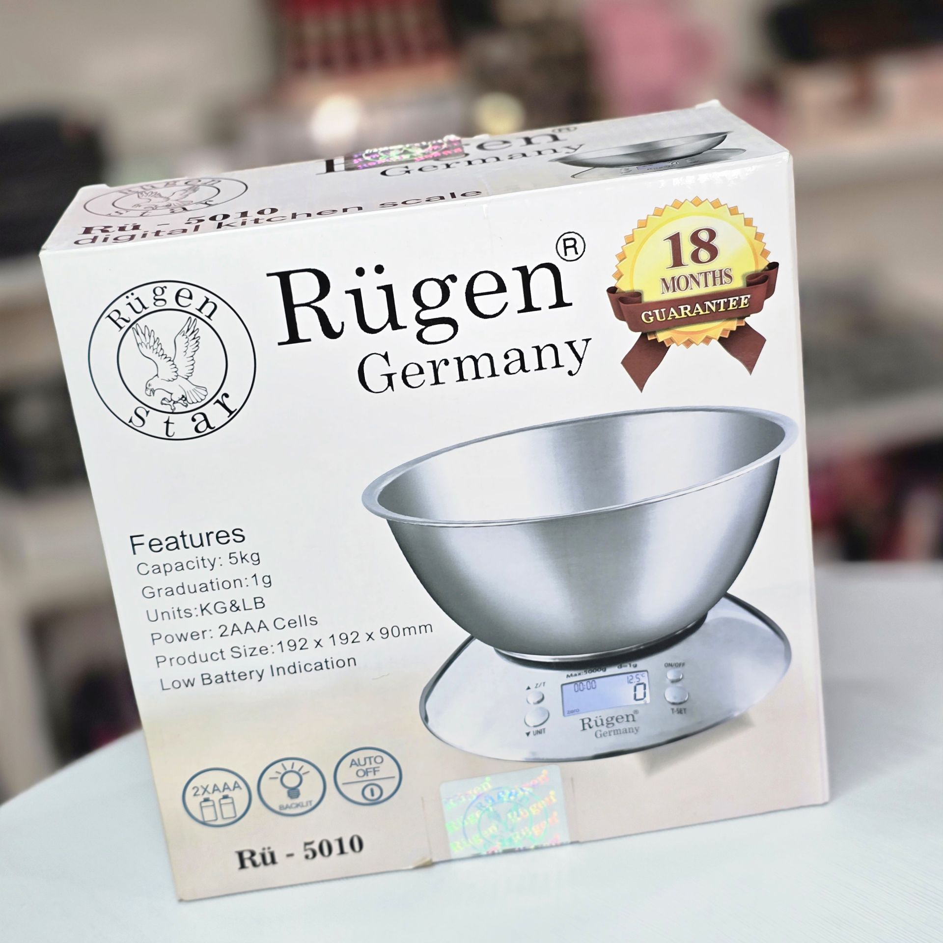 ترازو آشپزخانه روگن مدل RU_5010