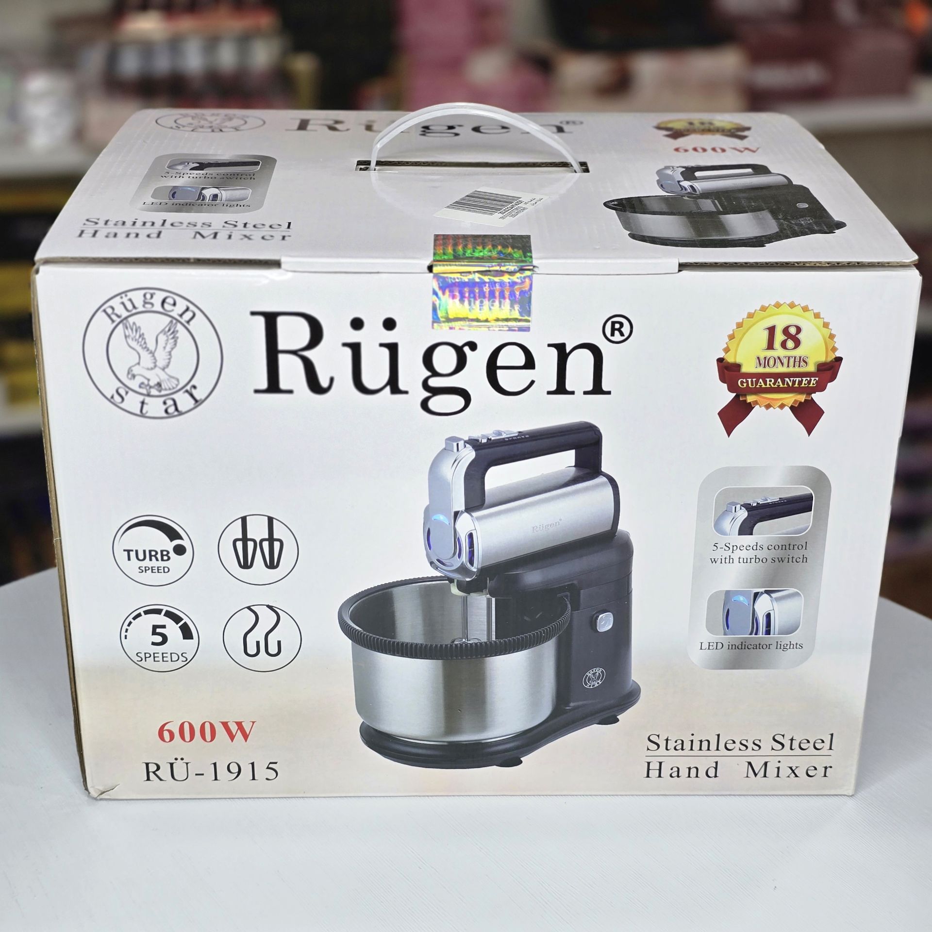 همزن کاسه دار 3 لیتری روگن مدل RU_1925