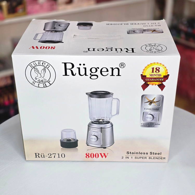 مخلوط کن و آسیاب 1.5 لیتری 2 کاره روگن مدل RU_2710