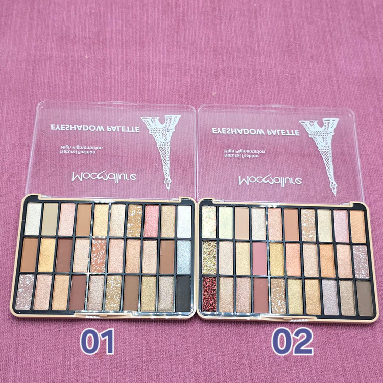 پالت سایه 30 رنگ مات و اکلیلی برند ماکالر