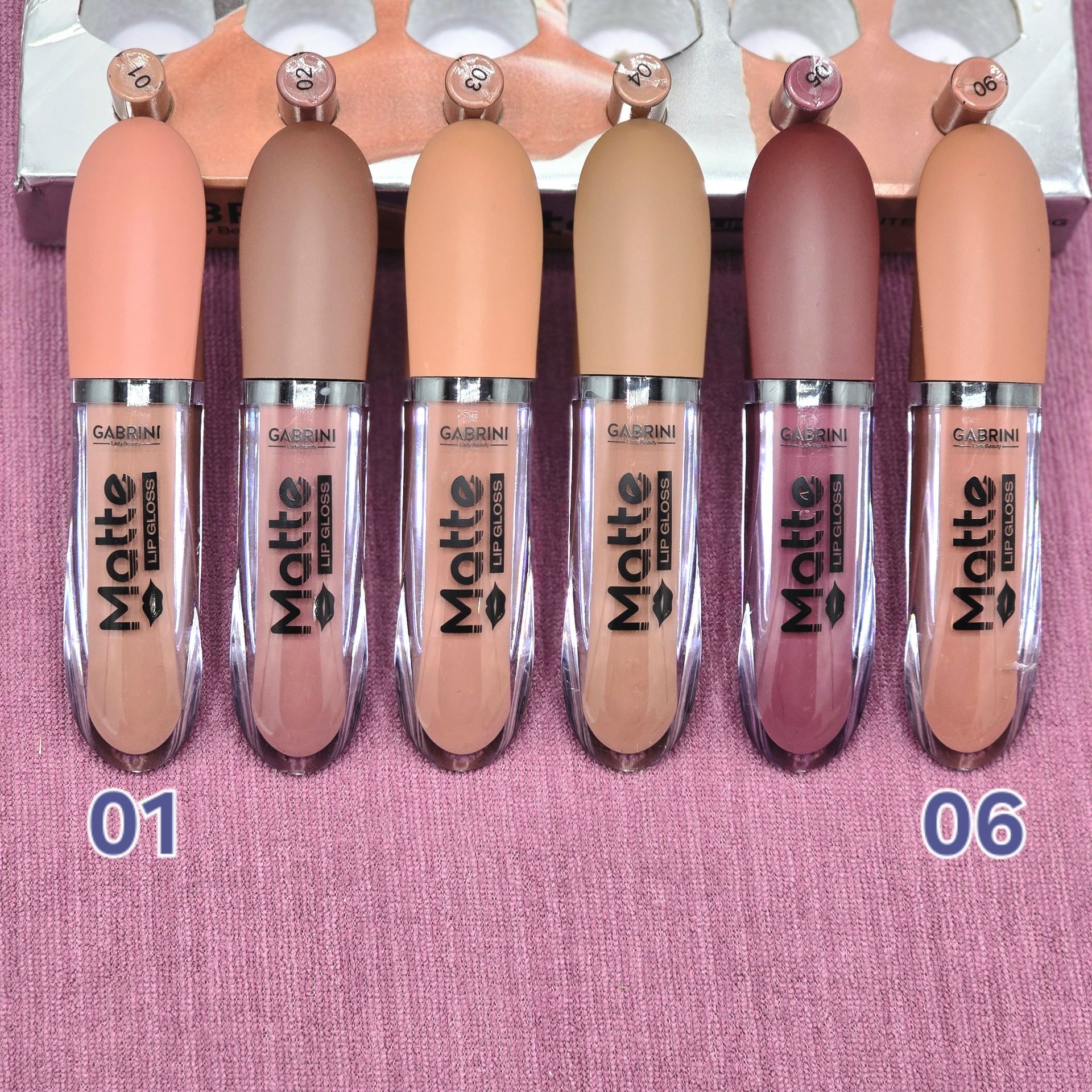 رژلب مایع مات و ضدآب و مخملی و سبک با رنگبندی نود برند لیدی بیوتی