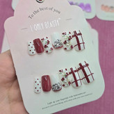 ناخن مصنوعی نگین دار و ژله ای و نشکن و بادوام برند پینک کی