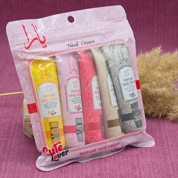 کرم های پنج قلو مرطوب کننده و آبرسان دست و صورت یارا