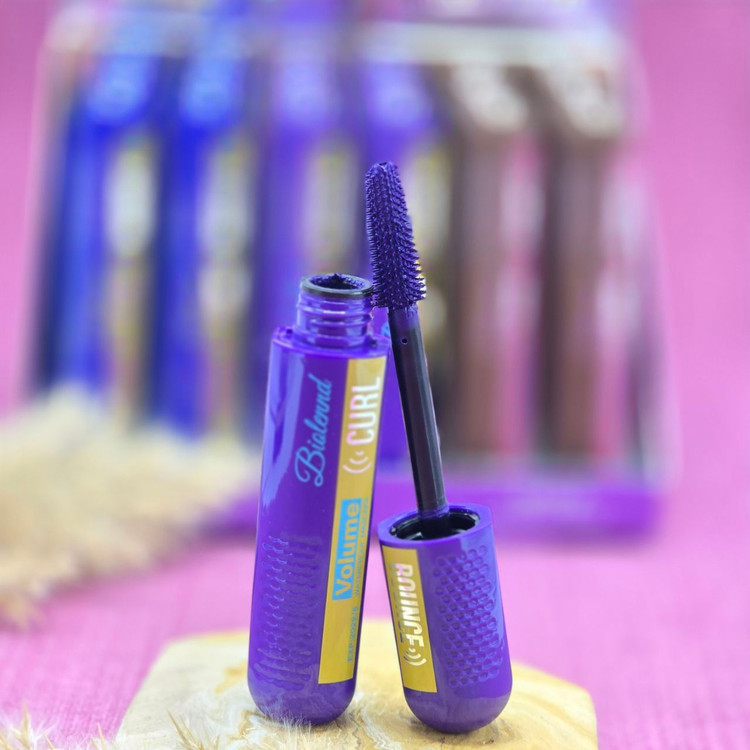 ریمل رنگی ضدآب در سه رنگ آبی . قهوه ای . بنفش برند بیولند