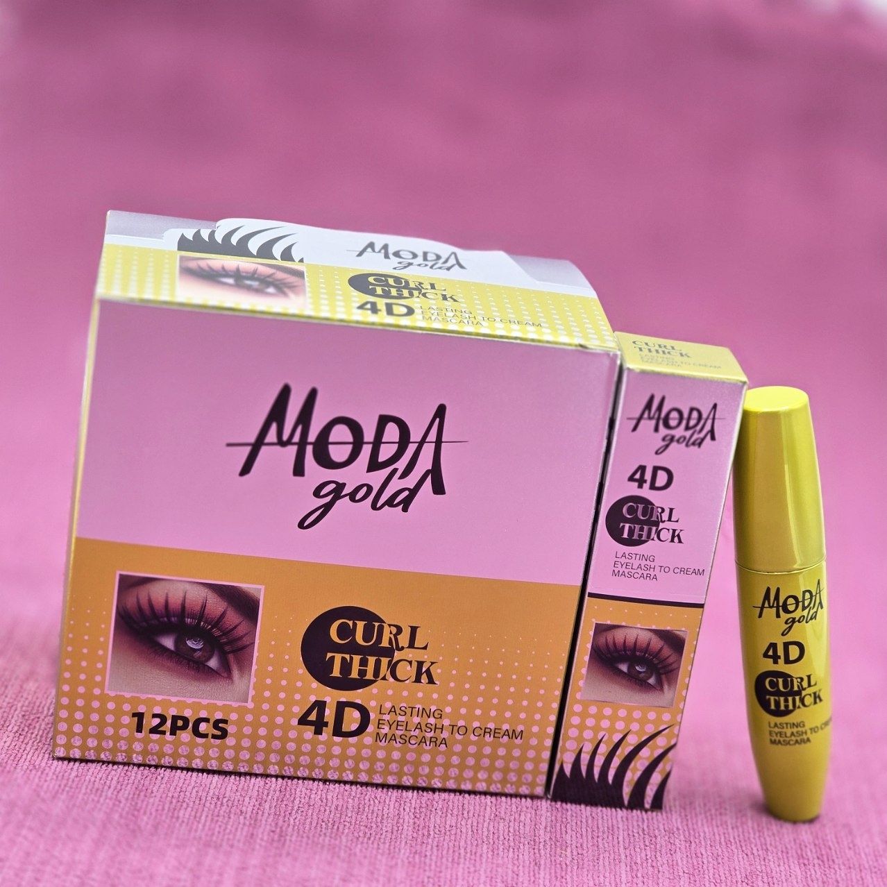 ریمل چشم حجم دهنده و خورده مژه دار برند مدا