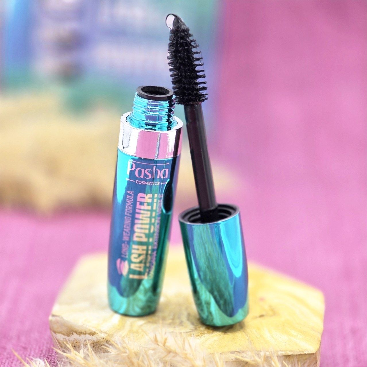 ریمل فرچه مویی حجم دهنده و خورده مژه دار برند پاشا