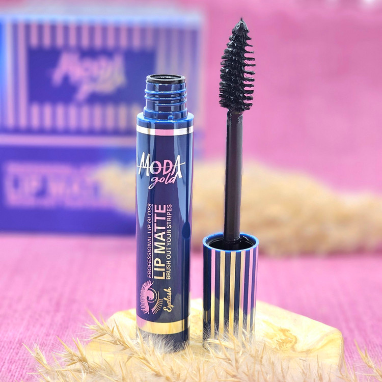 ریمل فرچه مویی حجم دهنده و خورده مژه دار پوکه آبی برند مدا