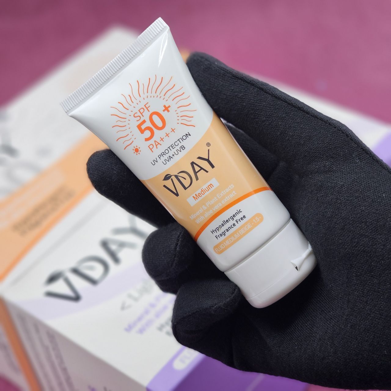 ضدآفتاب کرم پودری و گیاهی از برند ویدایی