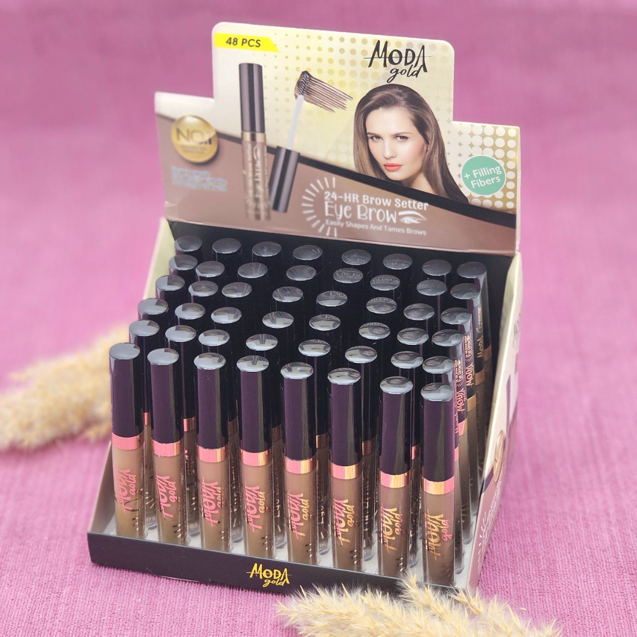 ریمل ابرو ضدآب و باکیفیت و رنگدهی عالی از برند مدا