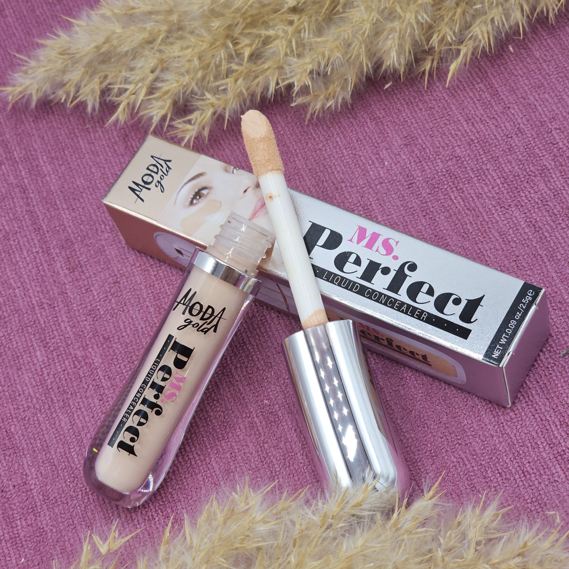 کانسیلر مایع با بافت سبک و کاور بالا برند مدا