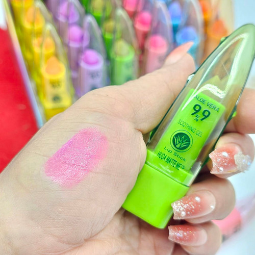 بالم لب حرارتی جامد نرم کننده و تقویت کننده لب آلوورا