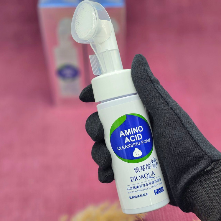 فوم براش دار شستشو و پاک کننده آرایش آمینواسید