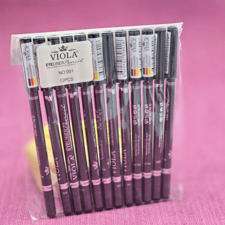 مداد چشم شمعی روغنی و ضدآب برند ویولا