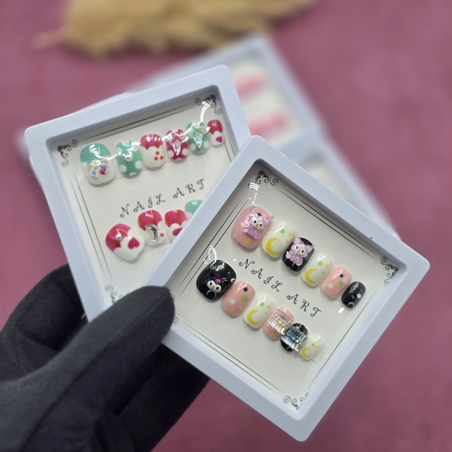 ناخن مصنوعی بچه گانه عروسکی