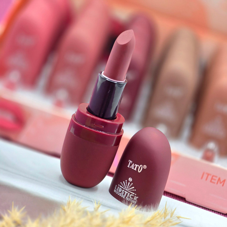 رژلب مات و مخملی جامد برند تاتو