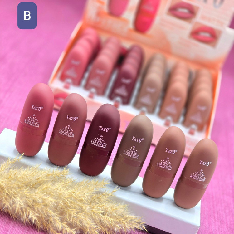 رژلب مات و مخملی جامد برند تاتو