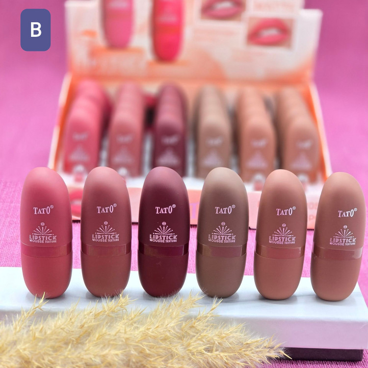 رژلب مات و مخملی جامد برند تاتو